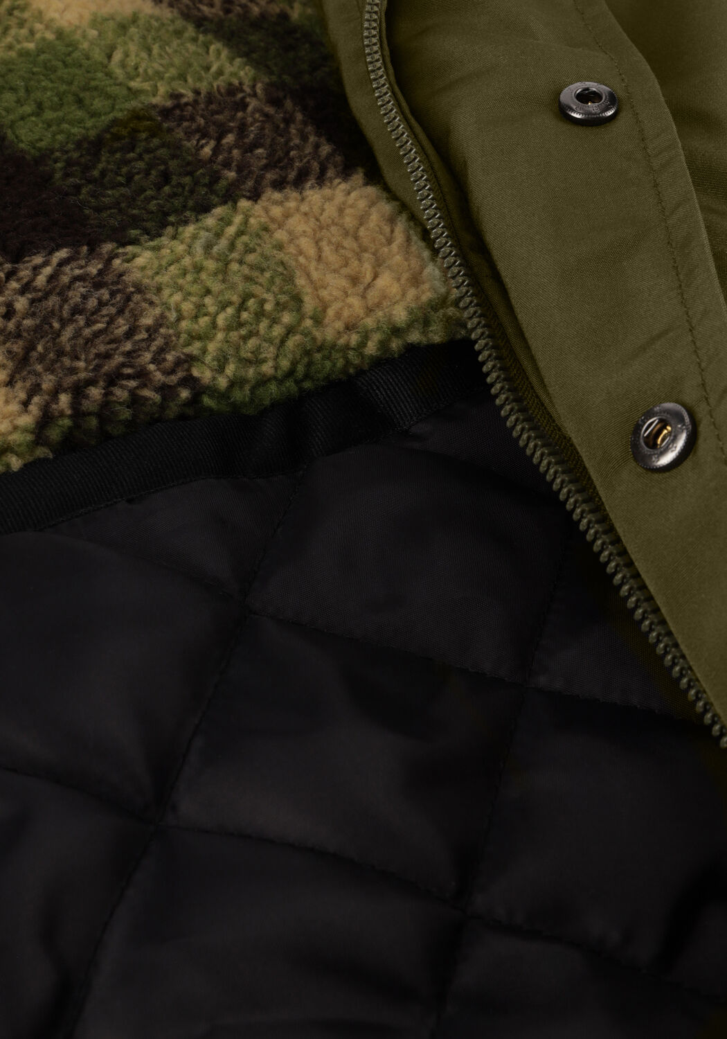 Groene COMMON HEROES Parka's COMMON HEROES OUTERWEAR PARKA - large