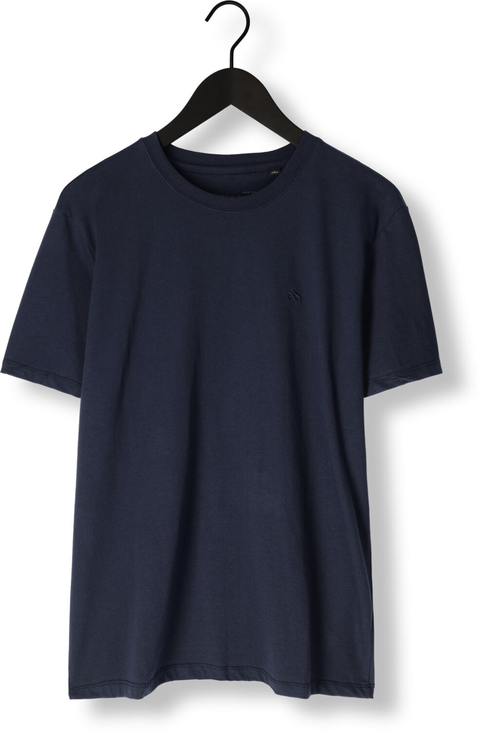 SCOTCH & SODA Heren Polo's & T-shirts Logo T-shirt Donkerblauw