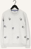 Lichtgrijze SCOTCH & SODA Sweater EMBROIDERED CREW-NECK SWEATSHI Lichtgrijze SCOTCH & SODA Sweater EMBROIDERED CREW-NECK SWEATSHI - medium