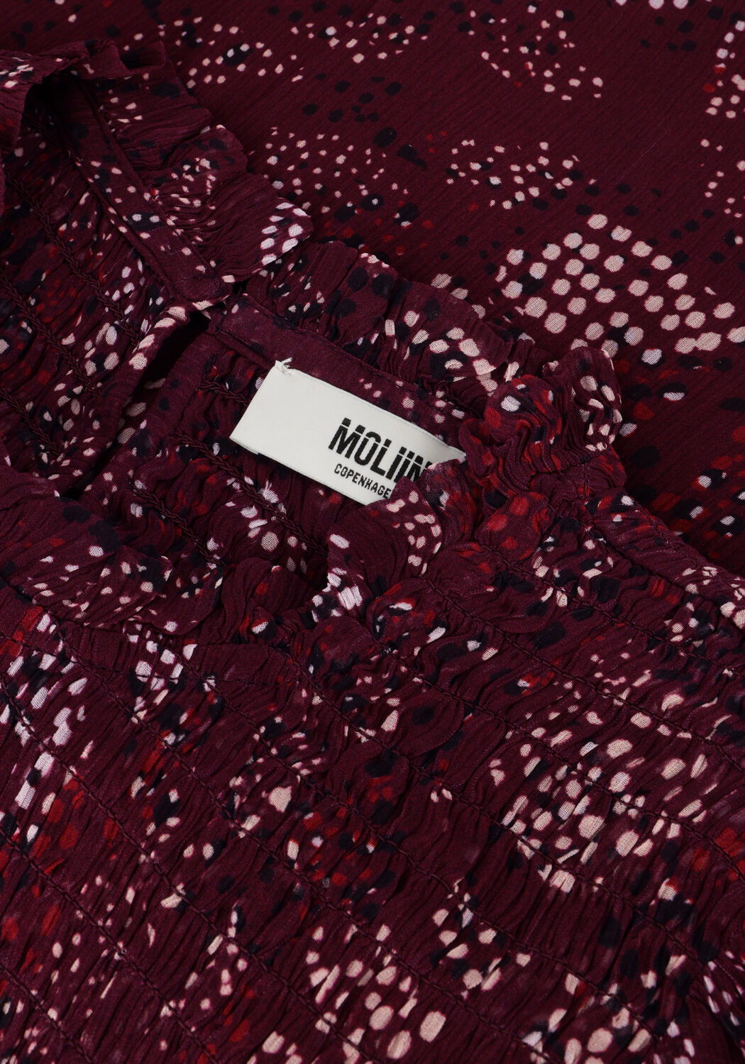 Bordeaux MOLIIN Mini jurk FRANCESKA - large