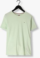 Groene TOMMY JEANS T-shirt TJM XSLIM JASPE C NECK