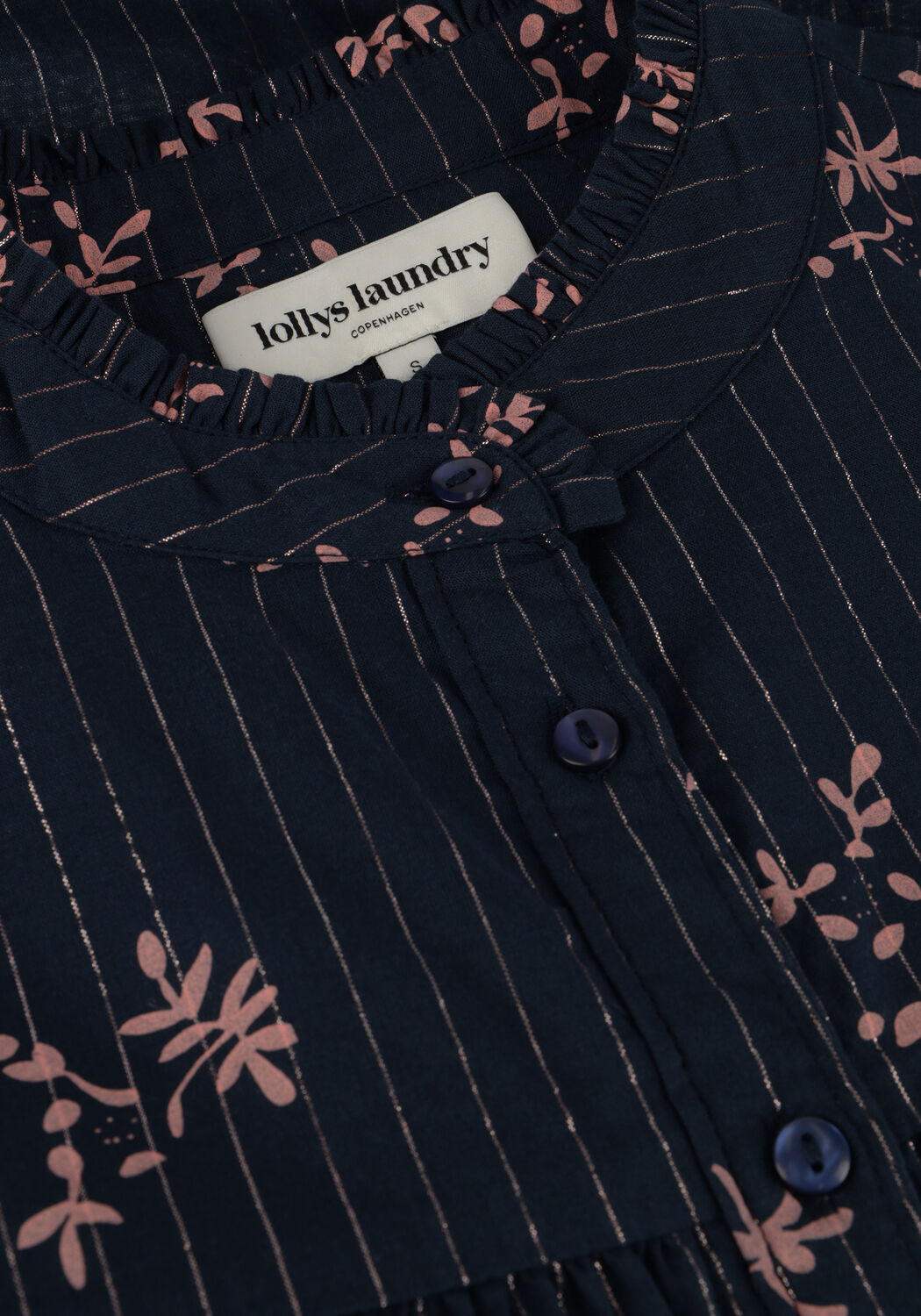 Donkerblauwe LOLLYS LAUNDRY Blouses CARA SHIRT - large