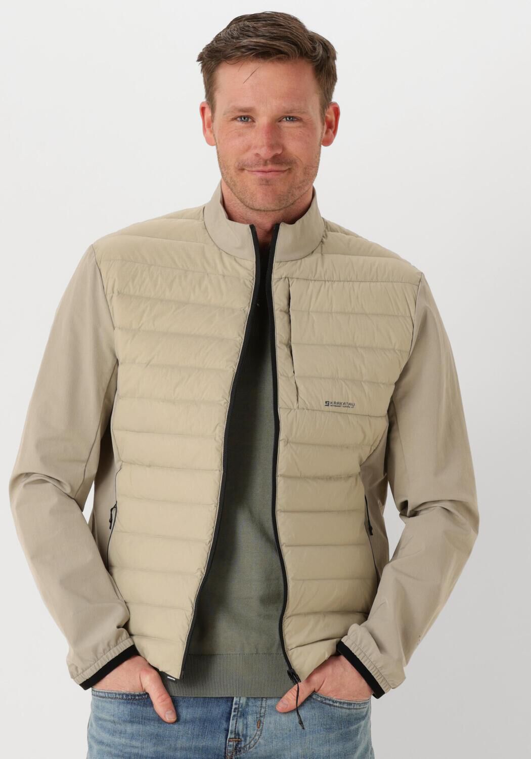 KRAKATAU Heren Jassen Qm507 Beige