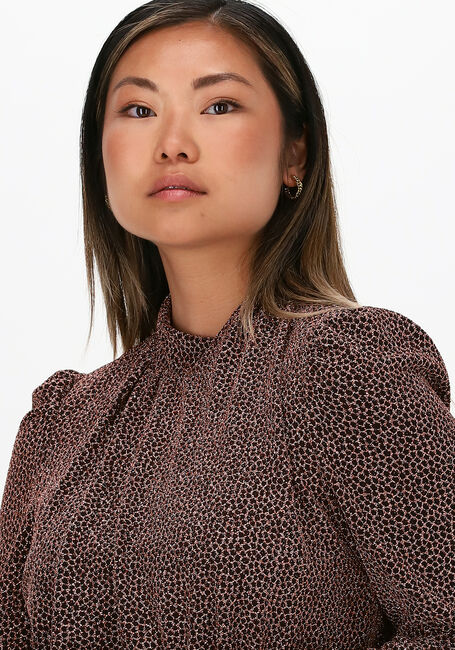 Bruine Y.A.S. Mini jurk YASYEN LS DRESS - SHOW - large