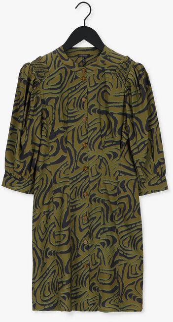 Groene SCOTCH & SODA Mini jurk PRINTED FITTED BUTTON-THROUGH  - large