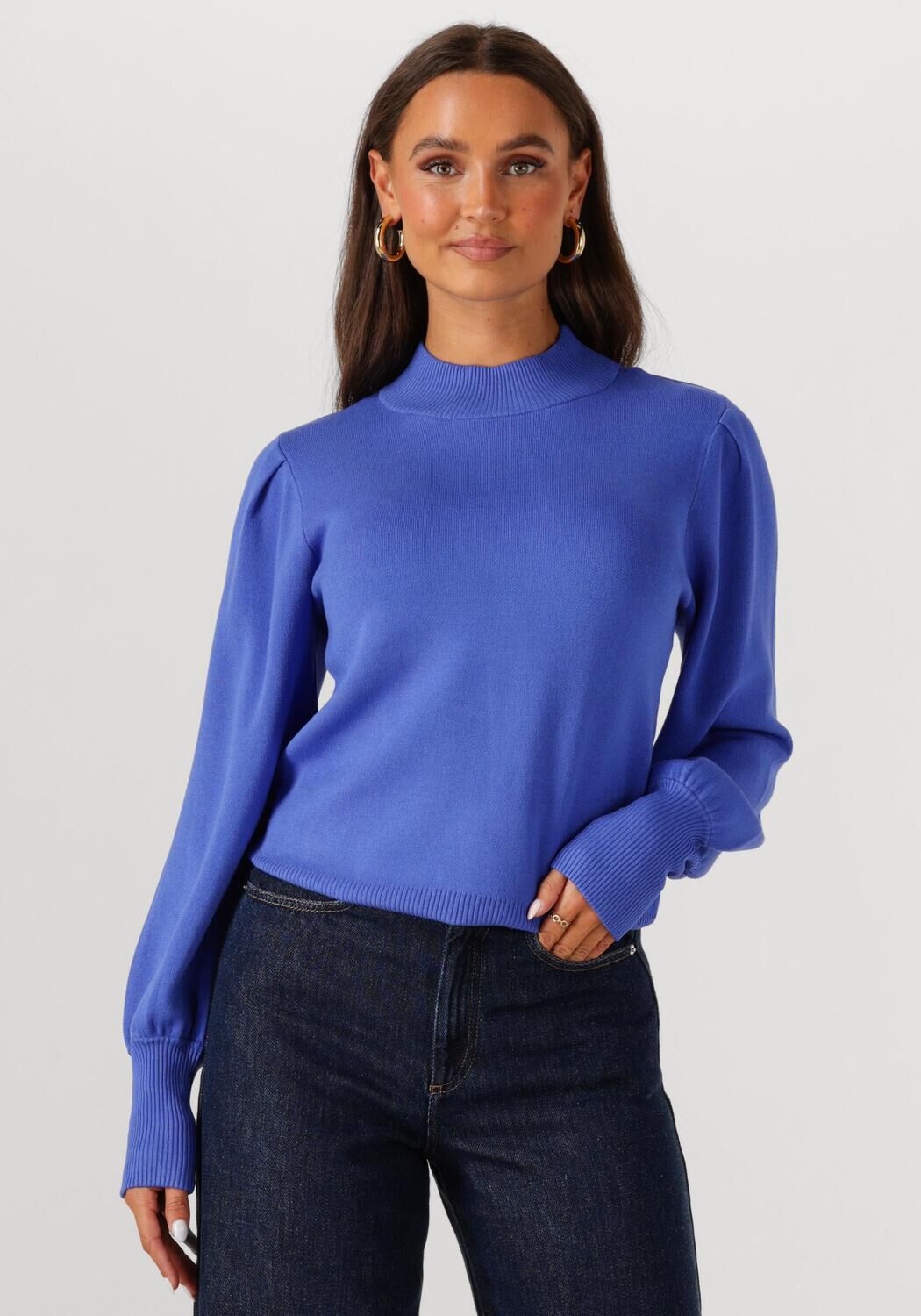 Y.A.S. Dames Truien & Vesten Yasfonny Ls Knit Pullover S. Blauw