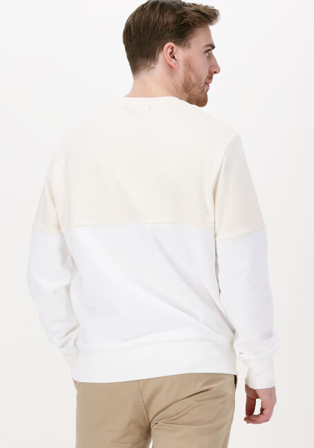 Witte FRED PERRY Sweater COLOURBLOCK SWEATSHIRT - large