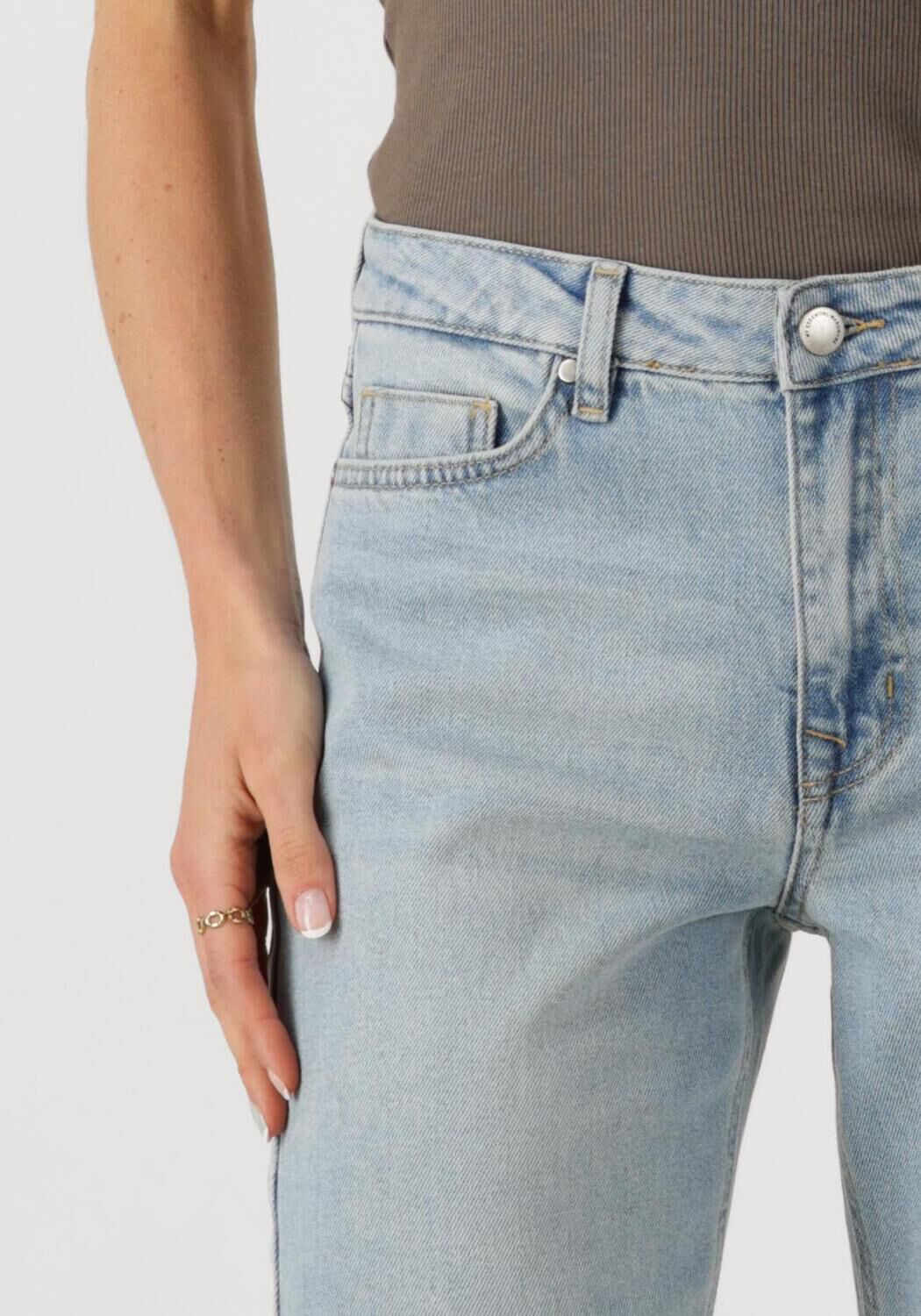MY ESSENTIAL WARDROBE Dames Jeans Dallasmw 139 High Straight Y Lichtblauw