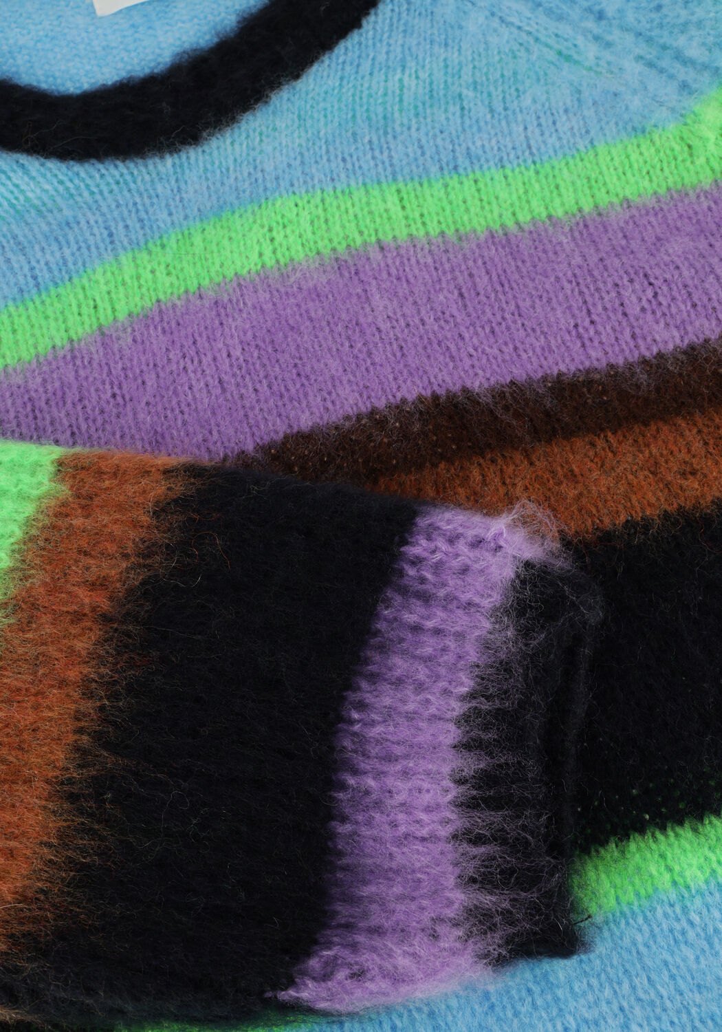 Multi POM AMSTERDAM Trui PULLOVER - BRUSHED STRIPES - large