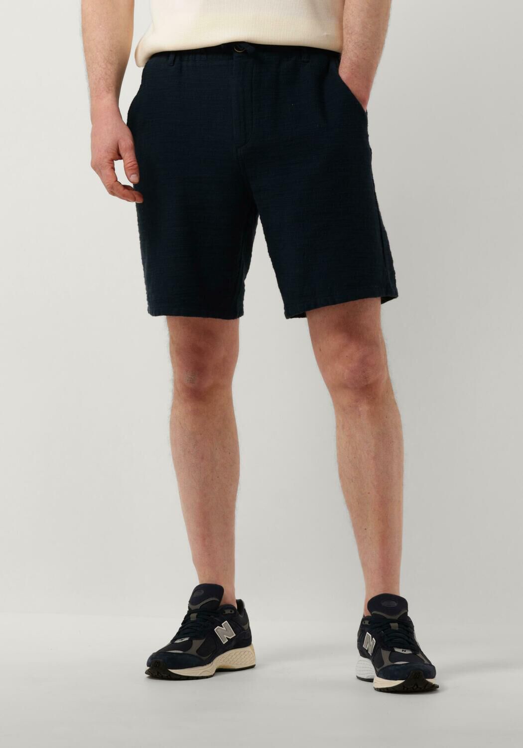 ANERKJENDT Heren Broeken Aklt Jan Twill Shorts Donkerblauw