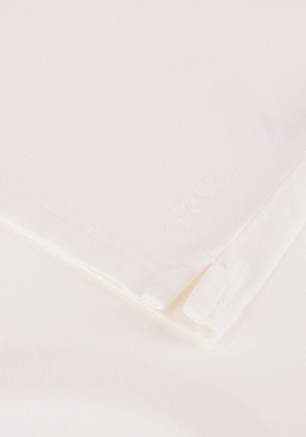 Gebroken wit PROFUOMO T-shirt T-SHIRT SHORT SLEEVE JERSEY - large