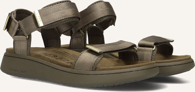 Groene WODEN Platte sandalen LINE Groene WODEN Platte sandalen LINE - large