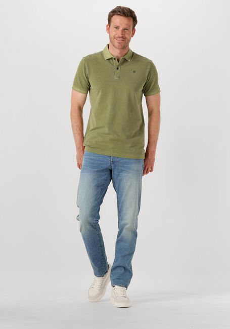 Groene G-STAR RAW Polo DUNDA OVERDYED SLIM POLO S\S - large
