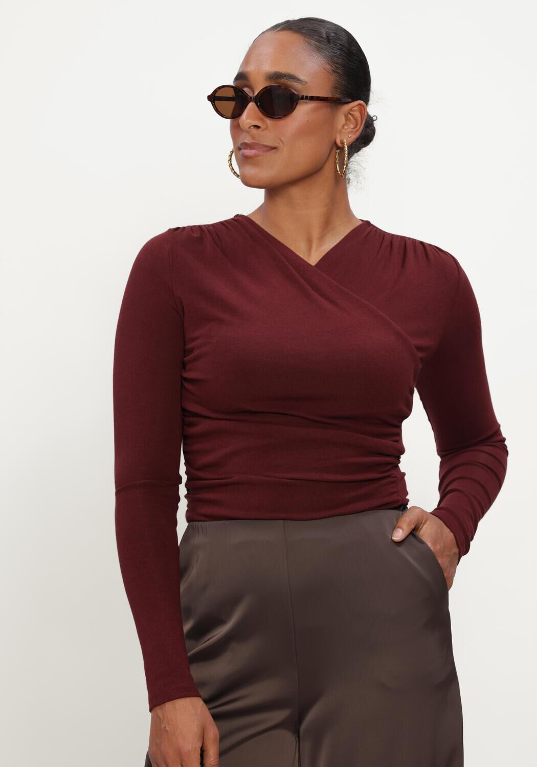 Bordeaux GRACE & MILA Top TOP - large