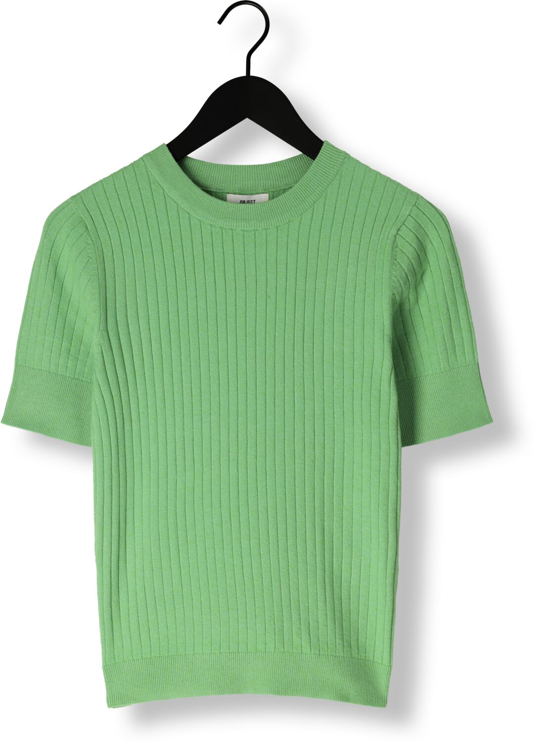 OBJECT Dames Tops & T-shirts Objnoelle S s Knit T-shirt Groen