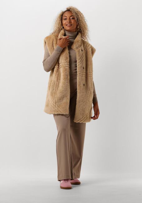 Taupe OBJECT Coltrui OBJTHESS L/S ROLLNECK KNIT PULLOVER - large