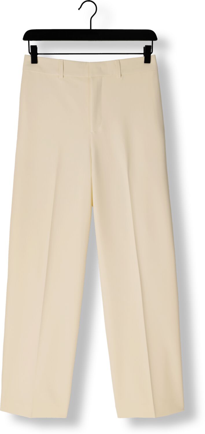 VANILIA Dames Broeken Straight Leg Trousers Creme