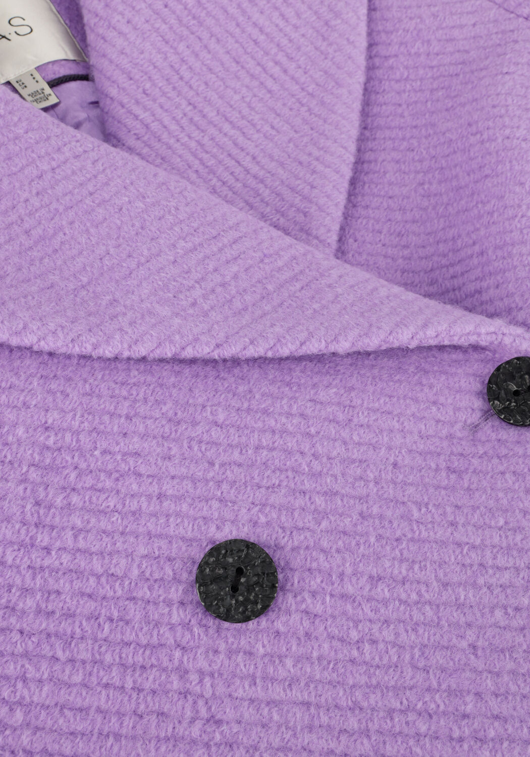 Paarse Y.A.S. Mantel YASINFERNO WOOLMIX JACKET - large