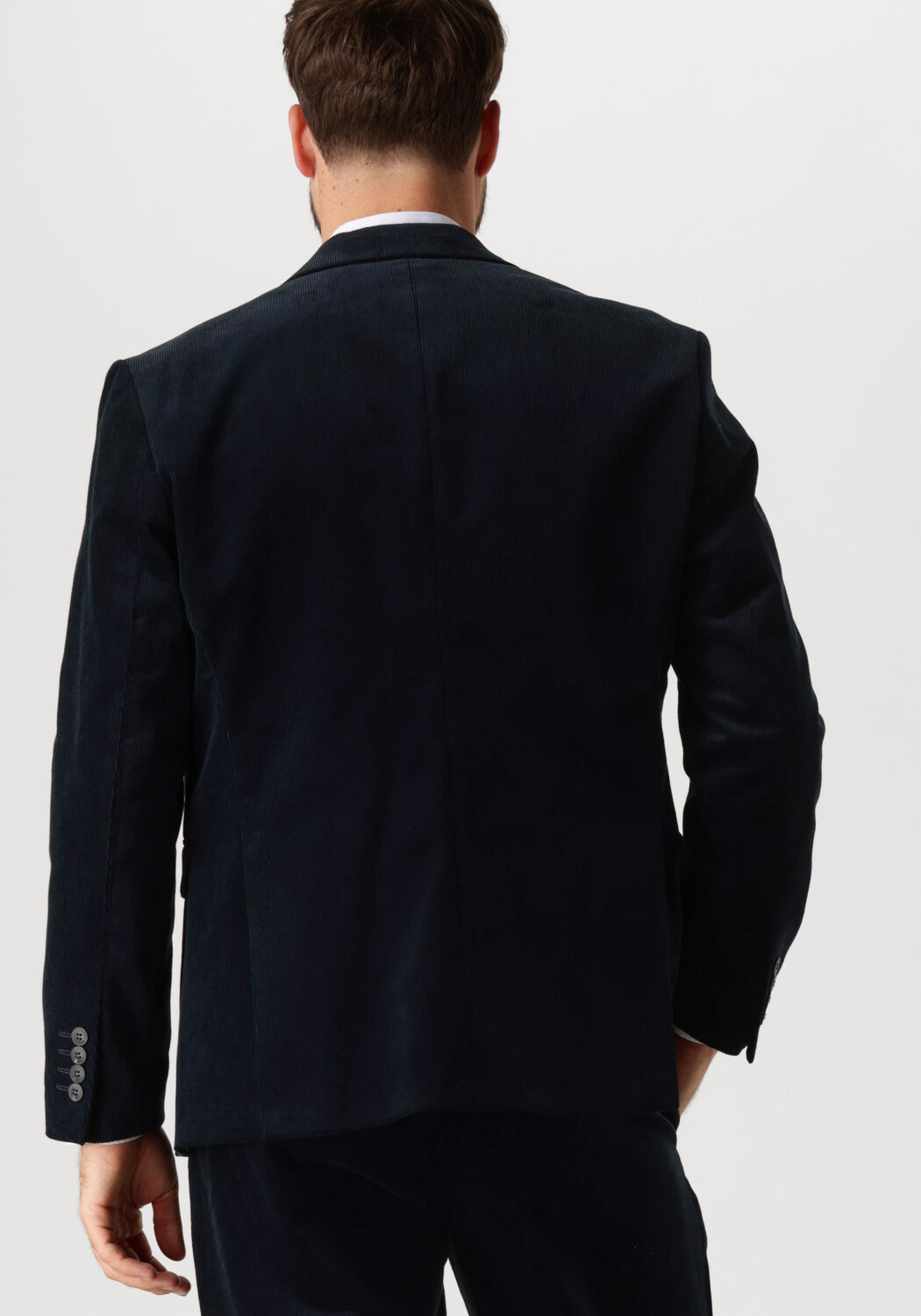 SELECTED HOMME Heren Colberts Slhreg-duca Corduroy Donkerblauw