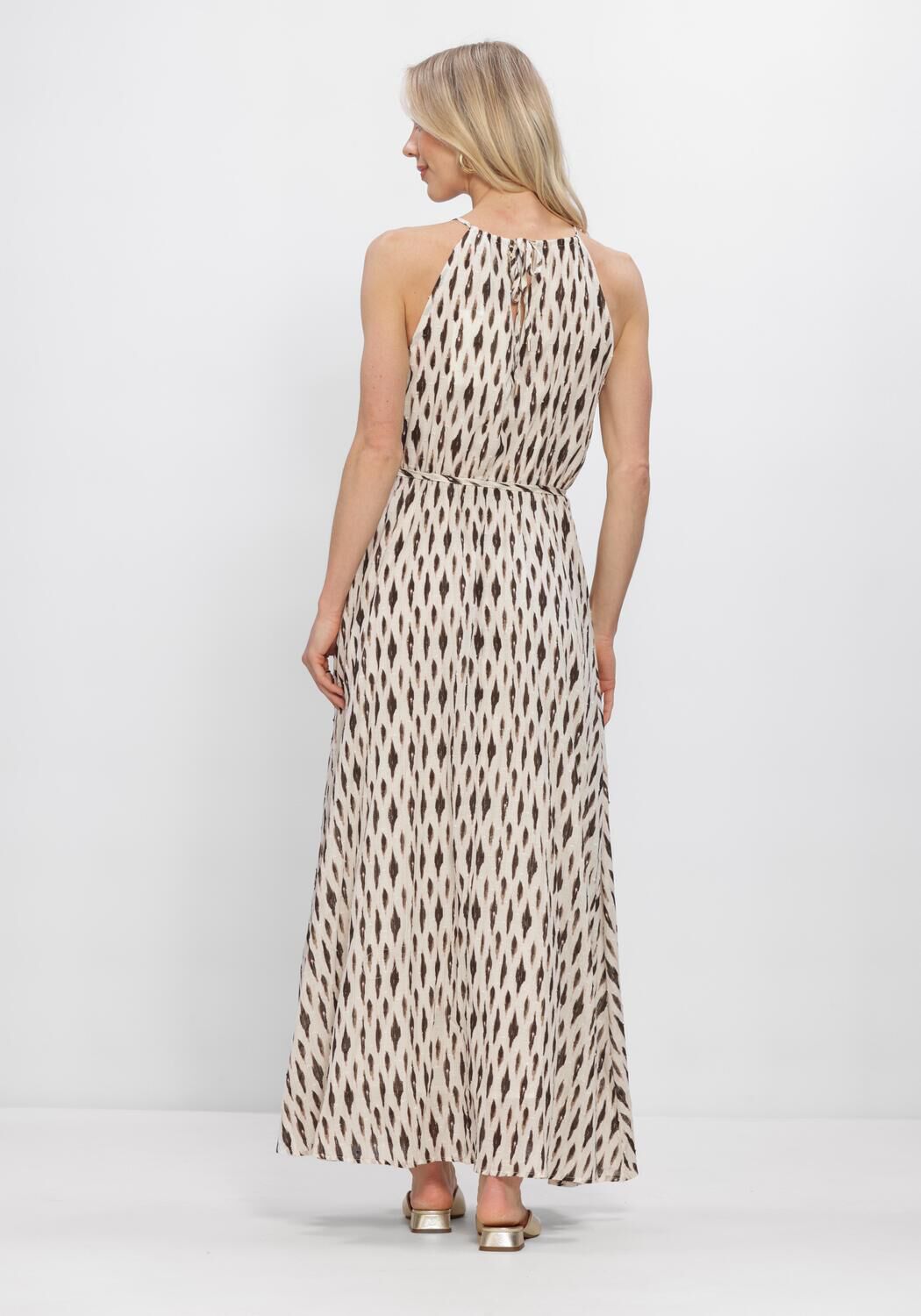 Gebroken wit NUKUS Maxi jurk MONIQUE DRESS PRINT - large