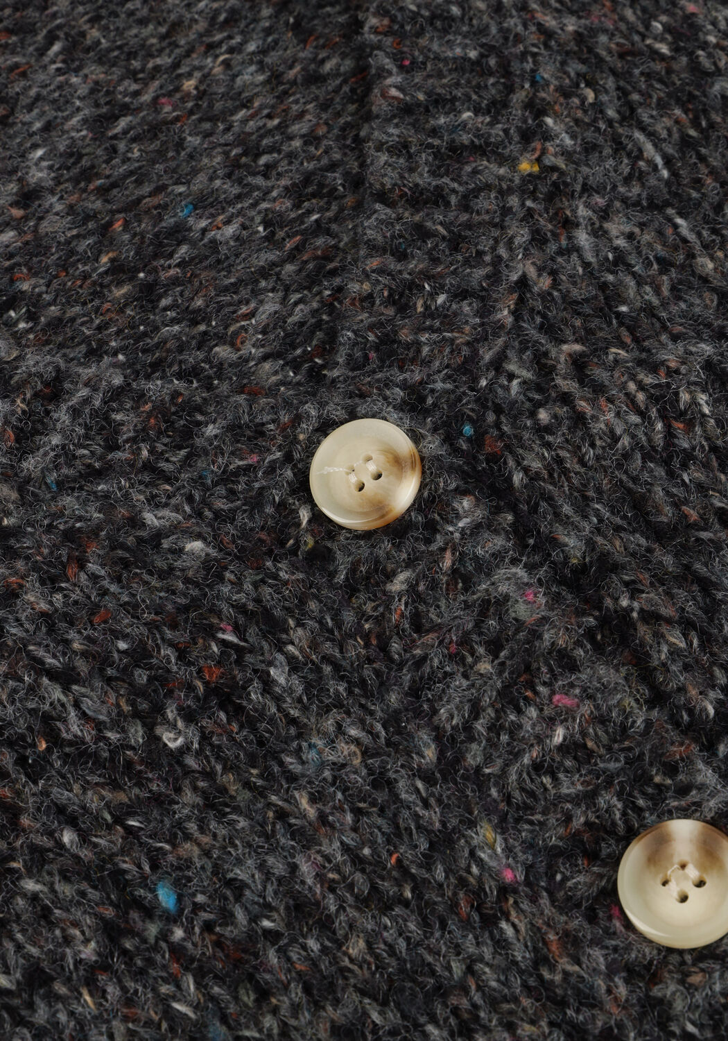 Zwarte ANOTHER LABEL Vest CHARLOTTE KNITTED CARDIGAN - large