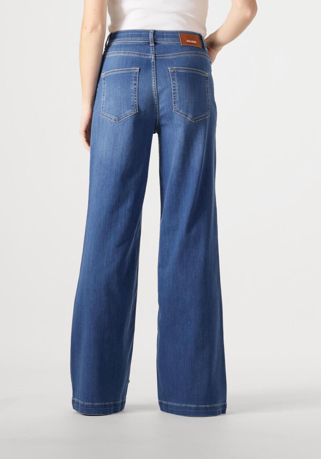 MOS MOSH Dames Jeans Dara Deluxe Jeans Blauw