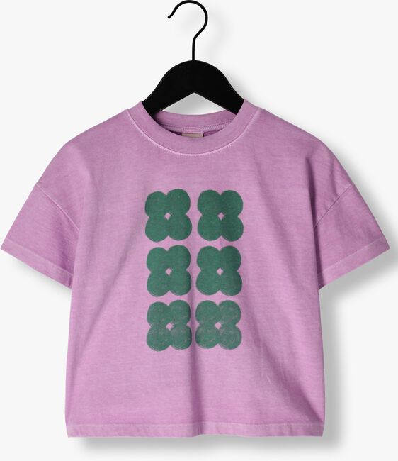 Paarse Jelly Mallow T-shirt CLOVER PIGMENT T-SHIRT - large