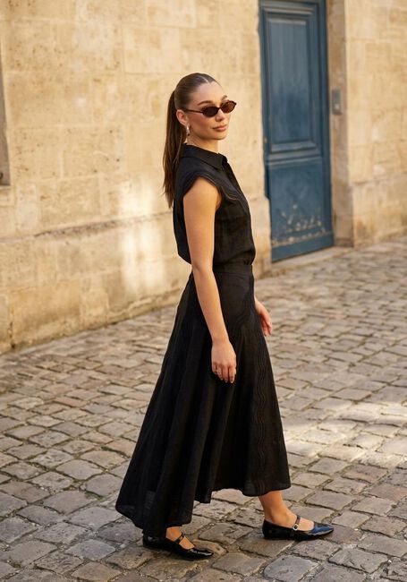 Zwarte COPENHAGEN MUSE Maxirok CMCOLE-SKIRT - large