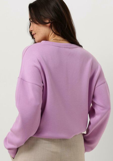 Paarse MSCH COPENHAGEN Trui MSCHIMA Q SWEATERSHIRT - large
