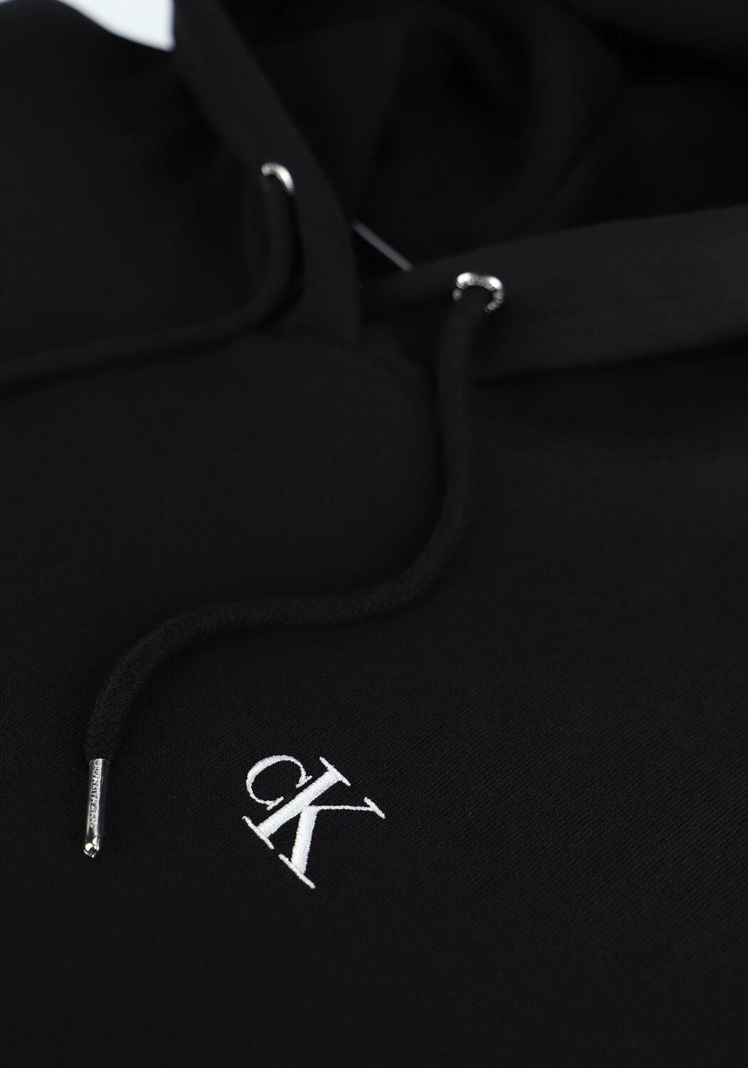 Zwarte CALVIN KLEIN Trui CK EMBROIDERY HOODIE - large