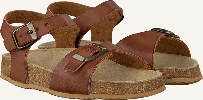 Cognac DEVELAB Platte sandalen 48003 Cognac DEVELAB Platte sandalen 48003 - large