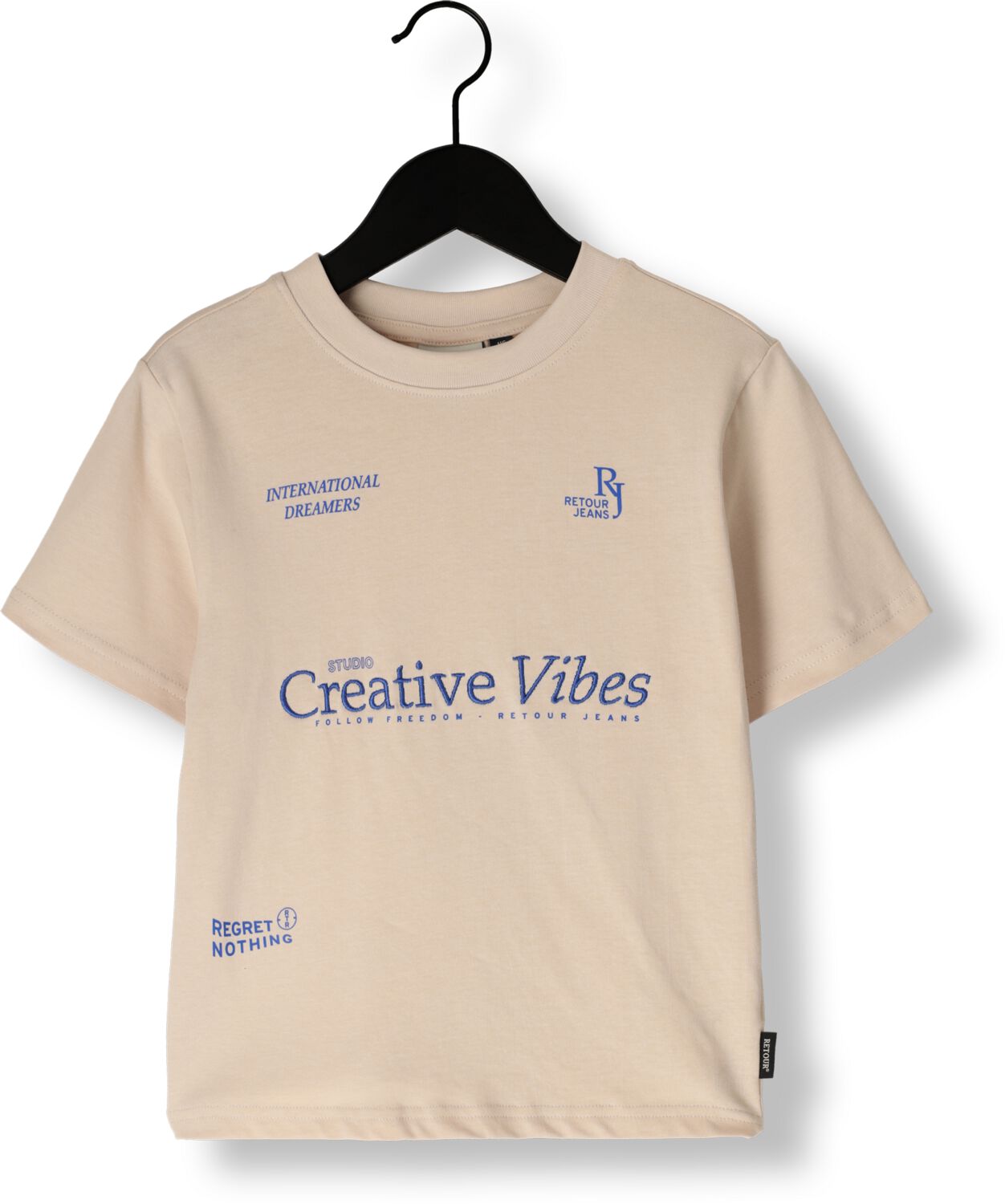 RETOUR Jongens Polo's & T-shirts Randy Beige