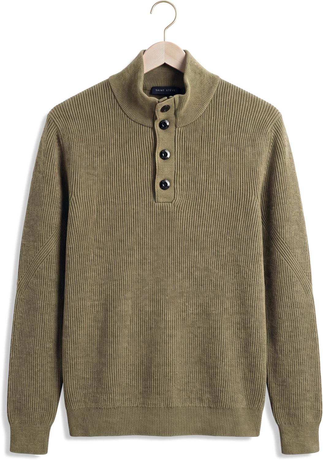 SAINT STEVE Heren Truien & Vesten Lesley-s Khaki