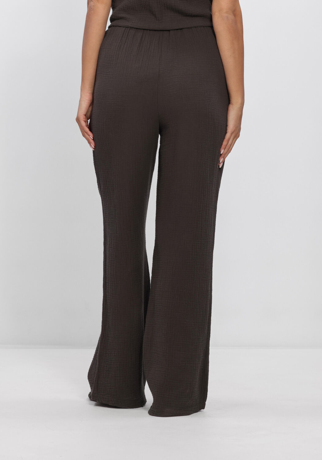 Zand PENN & INK Wijde broek TROUSERS - large