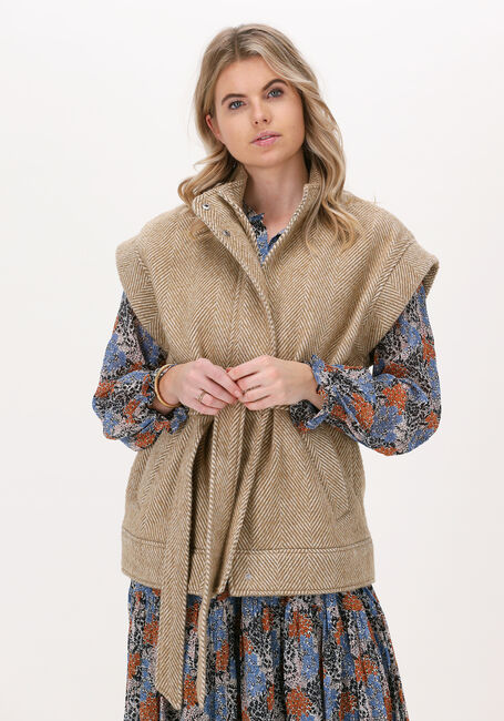Bruine SECOND FEMALE Gilet CAKILE WAISTCOAT - large