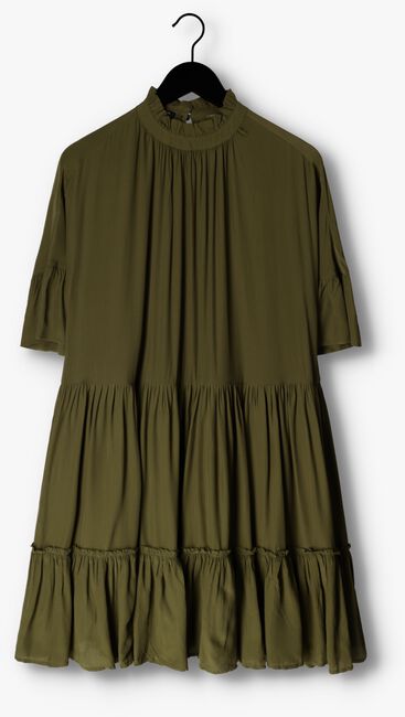 Groene SCOTCH & SODA Mini jurk SHORT DRESS WITH RUFFLE SLEEVE DETAIL - large