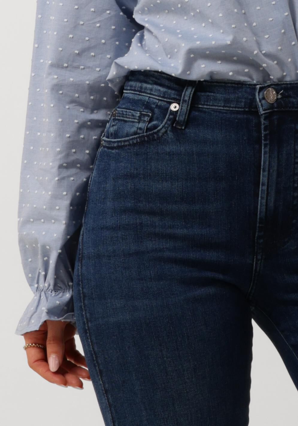 7 FOR ALL MANKIND Dames Jeans Modern Dojo Soho Dark Blauw