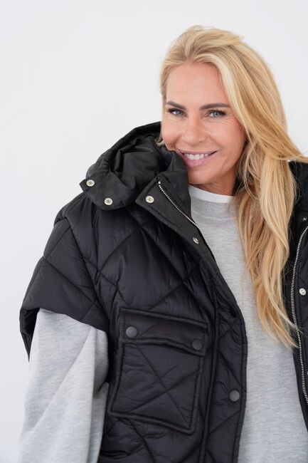 Zwarte EST'SEVEN Tops & T-shirts NARA CAPE - large