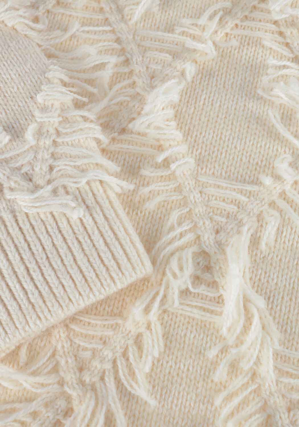 Gebroken wit SECOND FEMALE Trui CARLI KNIT O-NECK - large