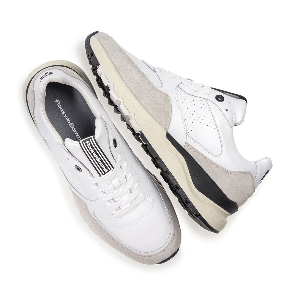 Witte FLORIS VAN BOMMEL Lage sneakers De Treener 07.00 - medium
