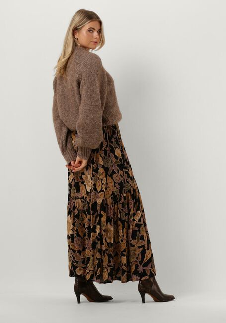 Zwarte BY-BAR Maxirok JOYA LILLI SKIRT - large