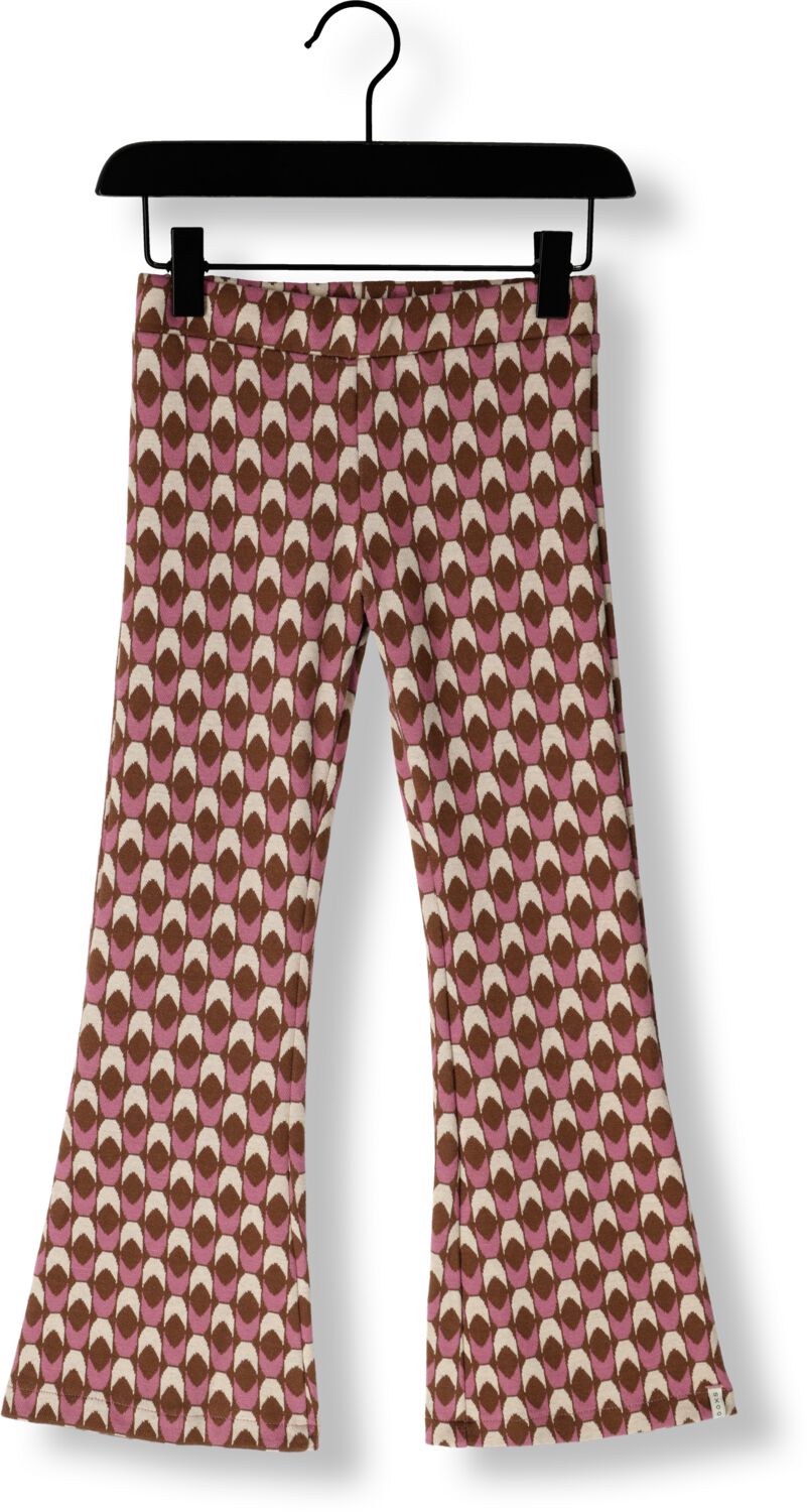LOOXS little broek met all over print roze Meisjes Stretchkatoen All over print 110