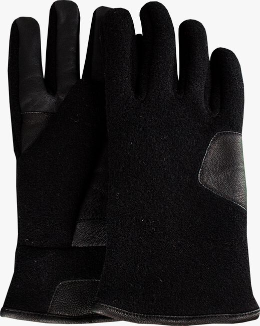 Zwarte UGG Handschoenen FABRIC AND LEATHER GLOVE - large