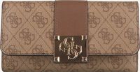 Bruine GUESS Portemonnee LOGO CITY SLG POCKET TRIFOLD - medium