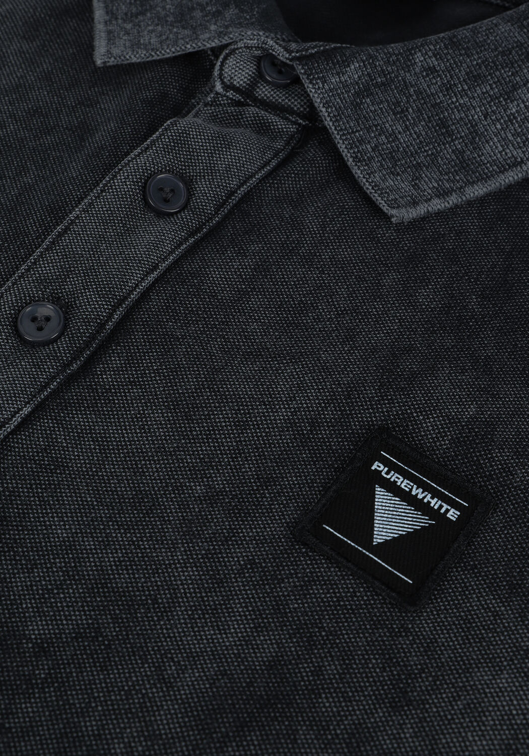 Grijze PUREWHITE Polo 22010103 - large
