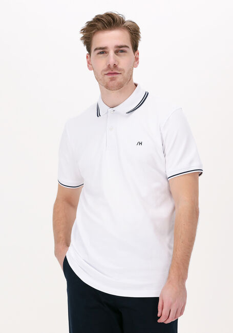 Witte SELECTED HOMME Polo SLHAZE SPORT SS POLO W - large