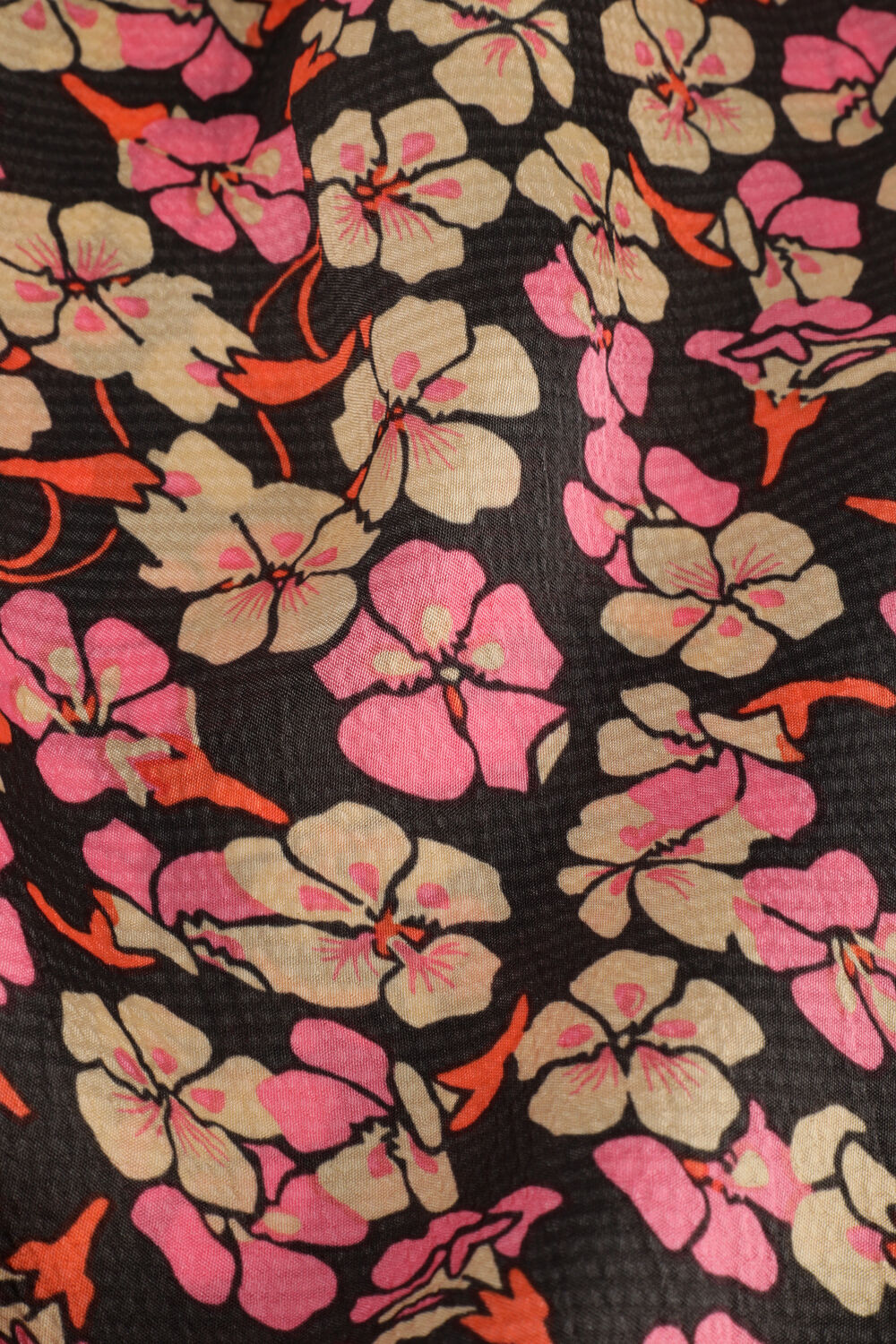 Roze SECOND FEMALE Midi jurk VICTORY V-NECK DRESS - large