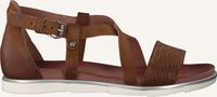 Cognac OMODA Platte sandalen 740021 - medium