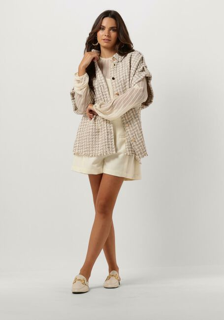 Beige NOTRE-V Shorts X BO - PUCK SHORT - large