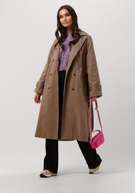 Beige OBJECT  OBJCLARA KEILY TRENCH COAT - large